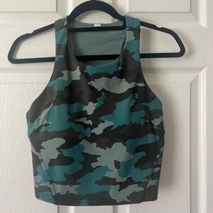 Lululemon Invigorate Training Tank Top Size 10 Camo